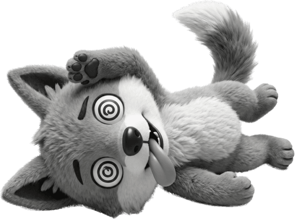 Wolfie looking fainted